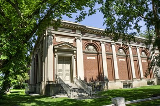 A. Lawrence Lowell Lecture Hall, building exterior, Harvard University, Cambridge, Massachusetts,