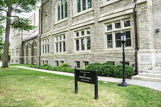 Swartz Hall, Harvard Divinity School, building exterior, Harvard University, Cambridge,