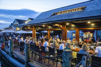 22 Portside outdoor restaurant, Newport, Rhode Island, USA