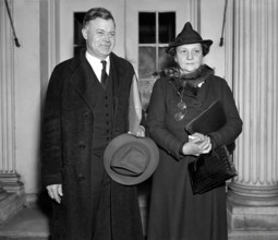 U.S. Secretary of Labor Frances Perkins with Warren Madden of the National Labor Relations Board