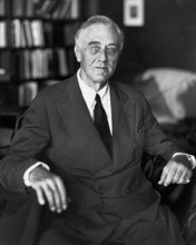 U.S. President Franklin D. Roosevelt, last photograph taken before his death, Warm Springs,