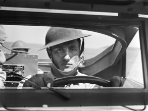 Driver of scout car of a mechanized cavalry reconnaissance unit, Fort Riley, Kansas, USA, Jack