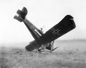 German plane C.L. 111 A 3892/18 brought down in the Argonne by American machine gunners, between