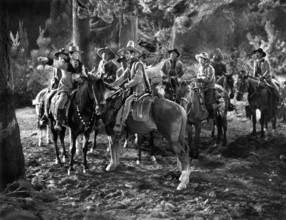 Harry Bannister, on-set of the western film, "The Girl Of The Golden West", First National &