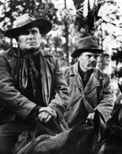 Robert Duvall, John Pearce, on-set of the western film, "The Great Northfield, Minnesota Raid",