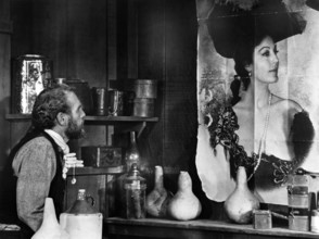 Paul Newman, on-set of the western film, "The Life And Times Of Judge Roy Bean", National General