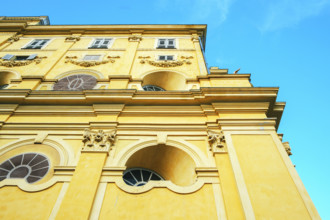 Chapel of Mercy, building exterior, low angle view, Nice, France