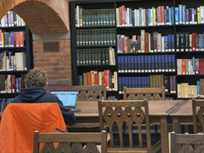 New York Public Library, Jefferson Market location, interior view, Greenwich Village, New York