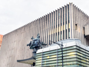 Jerome L. Greene Hall, Columbia University Law School, building exterior, New York City, New York,