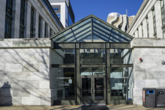 Harvard Medical School, Blavatnik Institute, Building C, building entrance, Boston, Massachusetts,