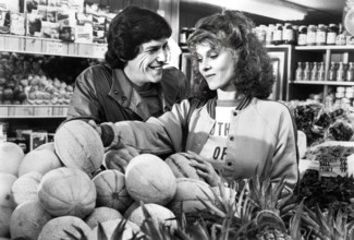 Tim Matheson, Kate Capshaw, on-set of the film, "A Little Sex", Universal Pictures, 1982