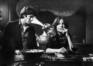 Richard Gere, Diane Keaton, on-set of the film, "Looking For Mr. Goodbar", Paramount Pictures, 1977