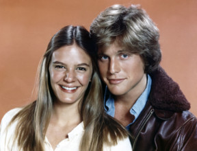 Leigh McCloskey, Cindy Glover, publicity portrait for the TV series, "Married: The First Year",
