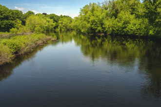 Concord River, Minuteman National Park, Concord, Massachusetts, USA
