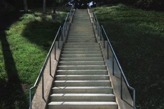 Low angle view of outdoor staircase