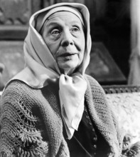Dame Edith Evans, on-set of the film, "A Doll's House", directed by Patrick Garland, Anglo-EMI Film