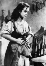 Lyudmila Kasyanova on-set of the Soviet film, "Don Quixote", LenFilm, 1957