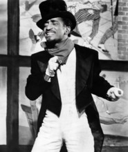 Sammy Davis, Jr., on-set of the film, "Three Penny Opera", Embassy Pictures, 1963