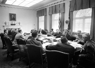 Executive Committee of the National Security Council (Clockwise from top right side of table: Under