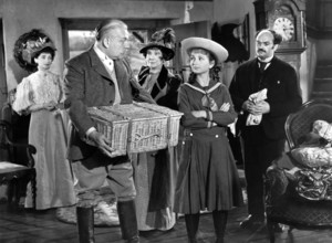 Mildred Dunnock, Nigel Bruce, Rosalind Ivan, Joan Lorring, Rhys Williams, on-set of the film, "The