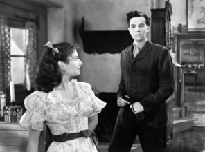 Joan Lorring, John Dall, on-set of the film, "The Corn Is Green", Warner Bros., 1945