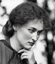 Meryl Streep, on-set of the film, "The French Lieutenant's Woman", United Artists, 1981