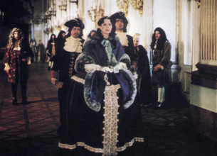 Sylvia Kristel, on-set of the film, "The Fifth Musketeer", Columbia Pictures, 1979