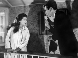 Annette, Gorman, Maximilian Schell, on-set of the film, "Five Finger Exercise", Columbia Pictures,