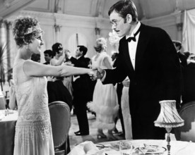 Petula Clark, Peter O'Toole, on-set of the film, "Goodbye, Mr. Chips", MGM, 1969
