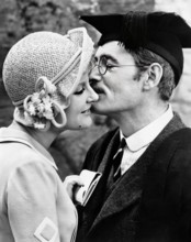 Petula Clark, Peter O'Toole, on-set of the film, "Goodbye, Mr. Chips", MGM, 1969
