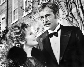 Petula Clark, Peter O'Toole, on-set of the film, "Goodbye, Mr. Chips", MGM, 1969