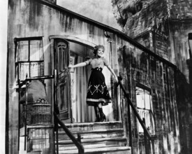 Petula Clark, on-set of the film, "Goodbye, Mr. Chips", MGM, 1969