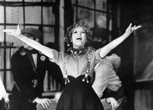 Petula Clark, on-set of the film, "Goodbye, Mr. Chips", MGM, 1969
