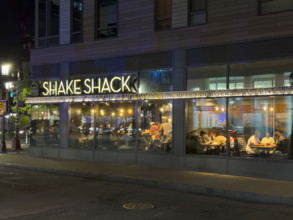 Shake Shack fast food restaurant, Boston