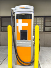ChargePoint electric vehicle charging station, New York City