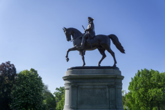 Equestrian statue of George Washington, Boston Public Garden, Boston