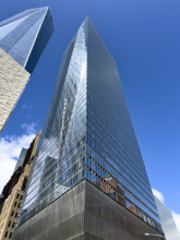 One World Trade Center (left), 7 World Trade Center (right), New York City