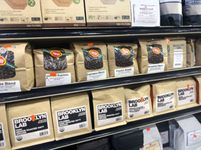 Coffee Section at Grocery