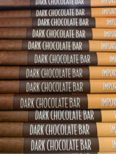 Stack of Trader Joe's Dark Chocolate Bar