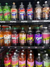 Soda Display at Grocery Store