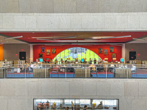 Boston Public Library, interior view, Boston