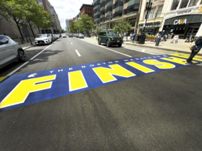 Finish Line, Boston Marathon, Boylston Street, Boston
