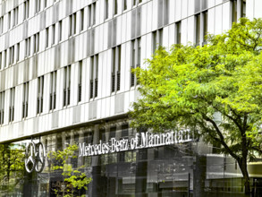 Mercedes Benz car showroom, Manhattan, New York City