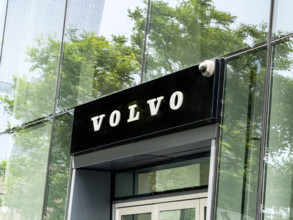 Volvo car showroom, Manhattan, New York City