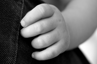 Young boy's hand