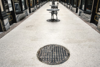 Main interior corridor, Market Arcade Building, Buffalo, New York, USA