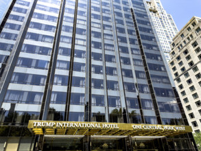Trump International Hotel, building exterior, One Central Park West, Columbus Circle, Manhattan,