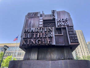 Memorial Sculpture by William Tarr, Martin Luther King Jr Educational Campus, 122 Amsterdam Avenue,