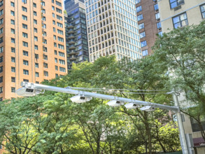 Congestion pricing scanners, Ninth Avenue, Manhattan, New York City, New York, USA