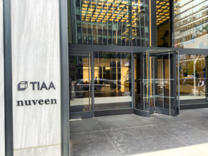 TIAA and Nuveen office building, building exterior, 730 Third Avenue, Manhattan, New York City, New